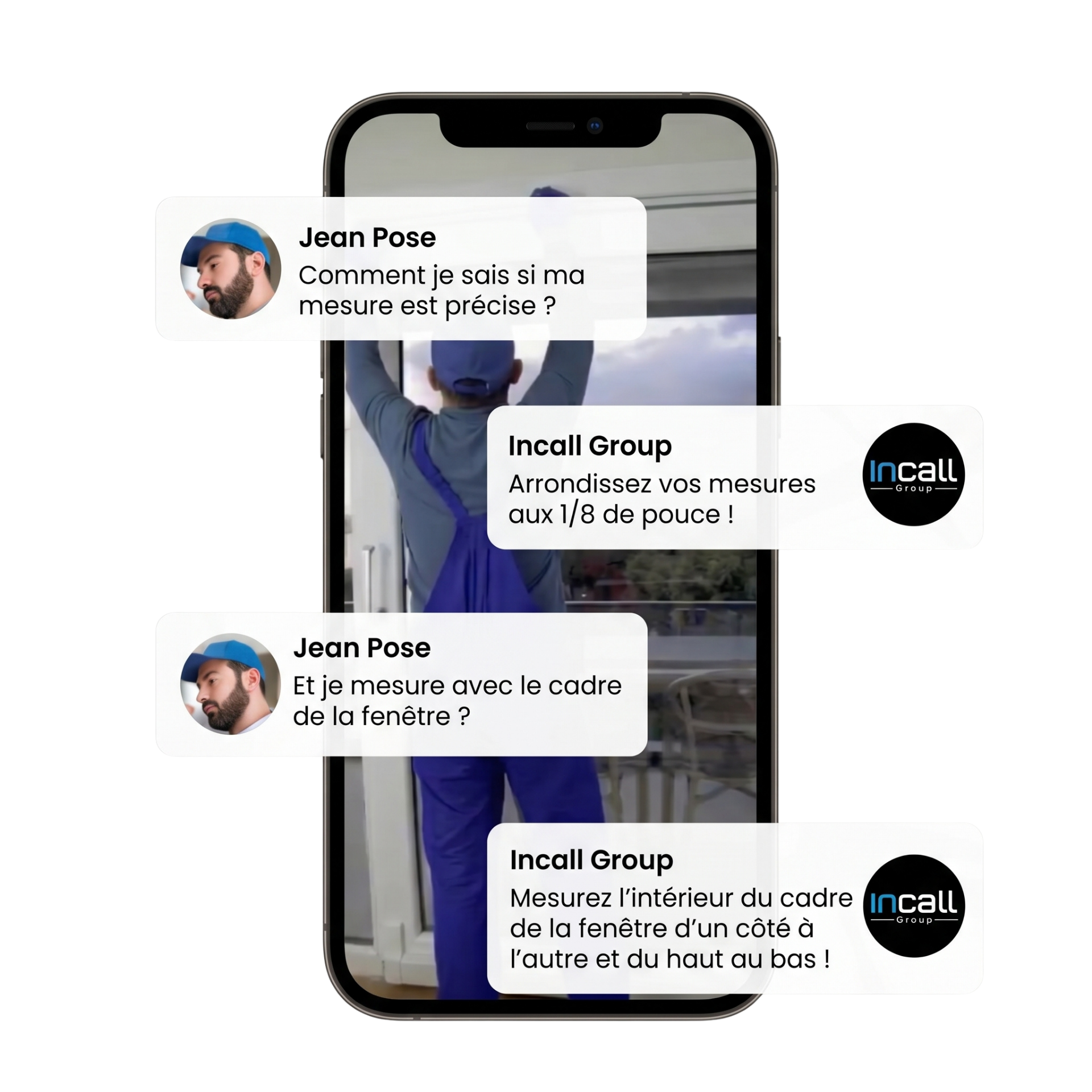 Incall Group Dashboard Mobile